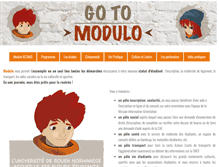 Tablet Screenshot of modulo.univ-rouen.fr